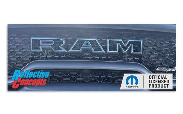 RAM Grille Emblem Overlay Decal   - 2021-2024 Ram TRX