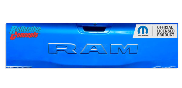 RAM Tailgate Emblem Overlay Decal   - 2021-2024 Ram TRX