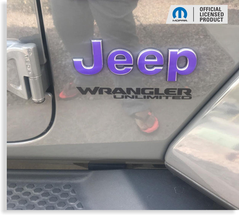 Jeep Fender Emblem Overlay Decals  - 2018-2024 Wrangler JL