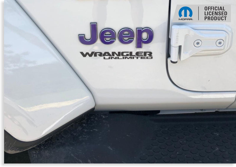 Jeep Fender Emblem Overlay Decals  - 2018-2024 Wrangler JL