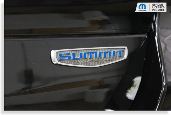 SUMMIT Emblem Overlay Decal - 2022-2024 Grand Cherokee Summit