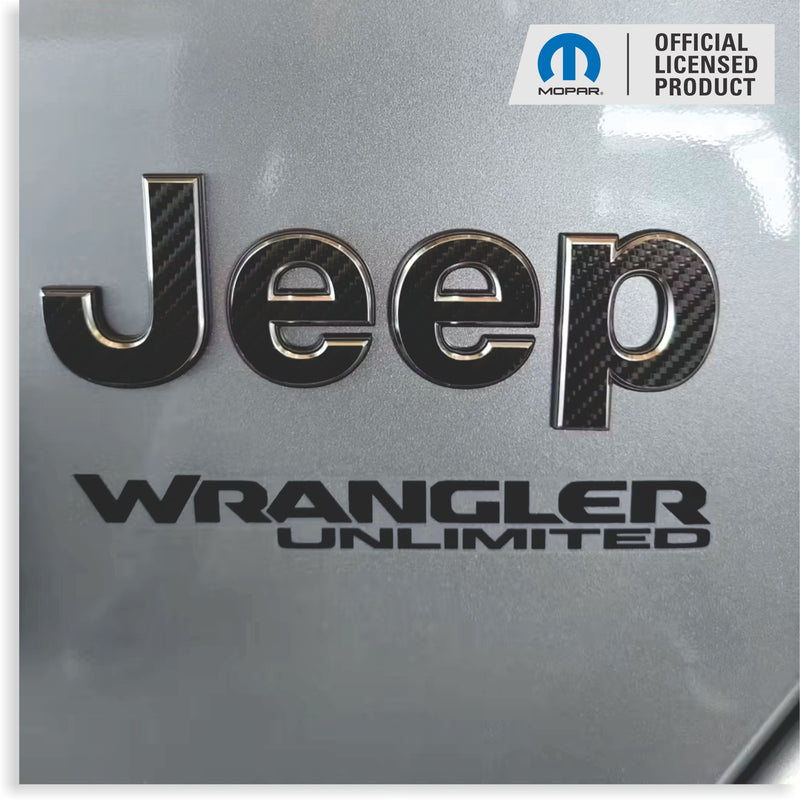 Jeep Fender Emblem Overlay Decals  - 2018-2024 Wrangler JL