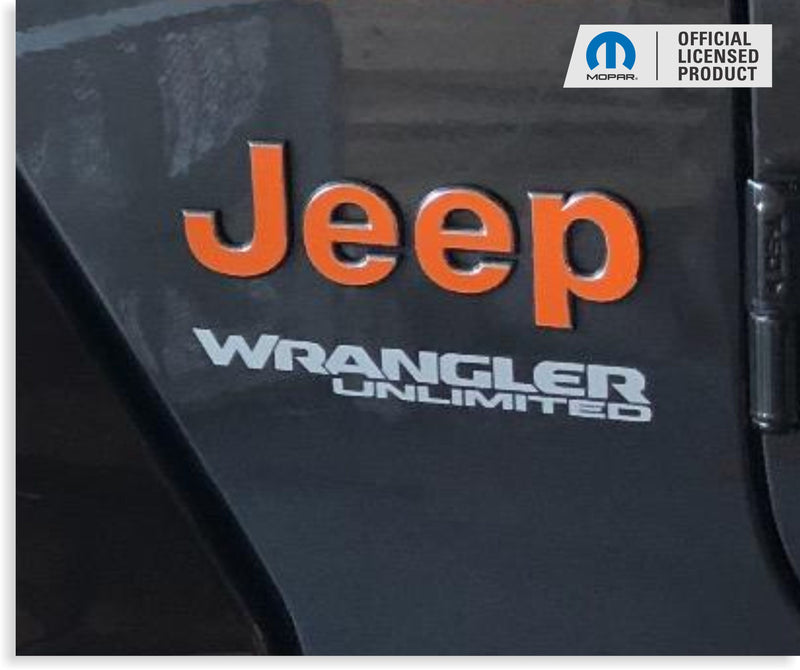 Jeep Fender Emblem Overlay Decals  - 2018-2024 Wrangler JL