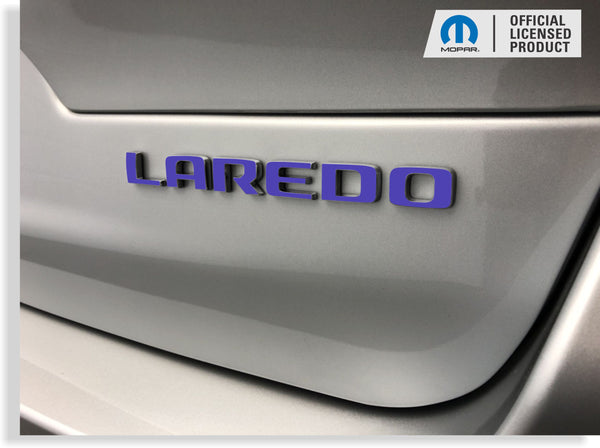 LAREDO Emblem Overlay Decal - 2022-2024 Grand Cherokee Laredo