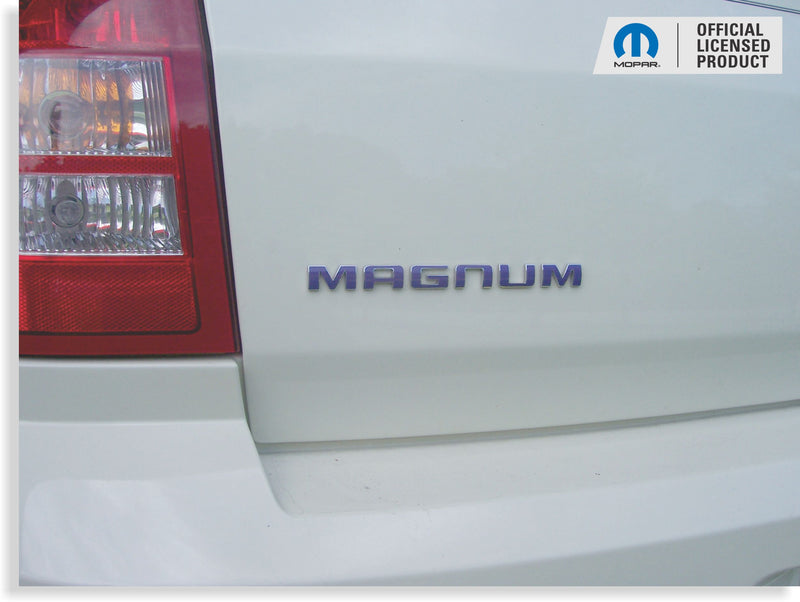 MAGNUM Lift Gate Emblem Overlay Decal  - 2005-2008 Magnum