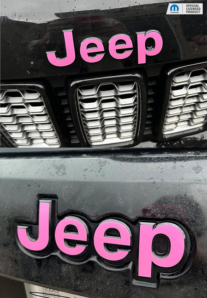 Jeep Emblem Overlay Decals   - 2014-2021 Grand Cherokee