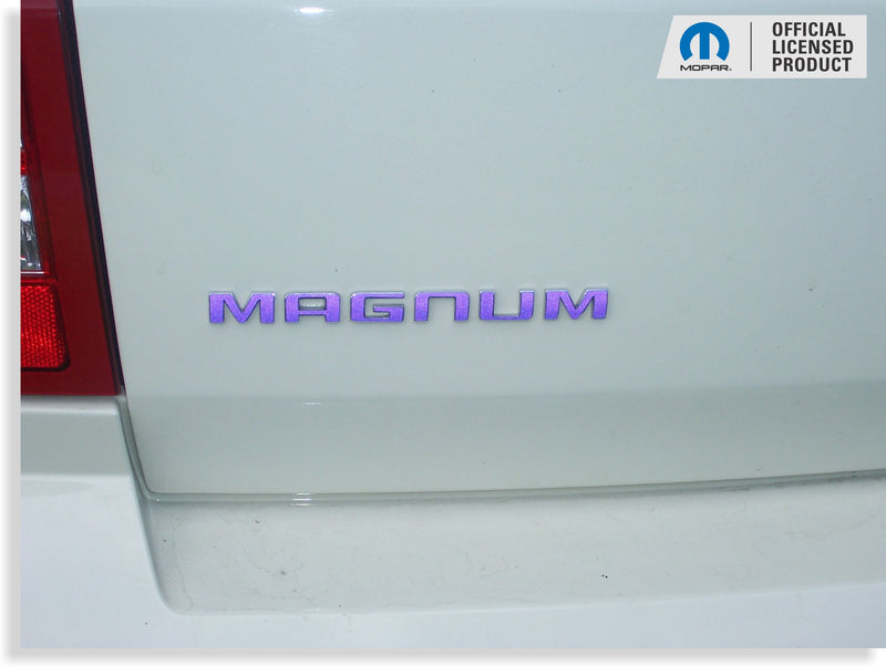 MAGNUM Lift Gate Emblem Overlay Decal  - 2005-2008 Magnum