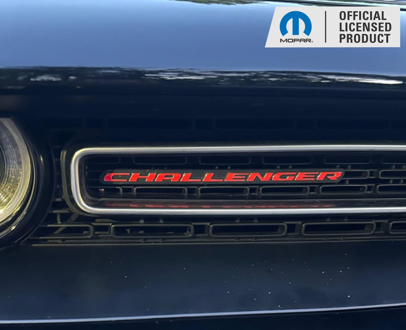 CHALLENGER Grille Emblem Overlay Decal - 2015-2023 Challenger