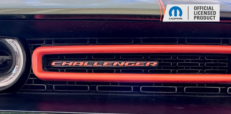 CHALLENGER Grille Emblem Overlay Decal - 2015-2023 Challenger