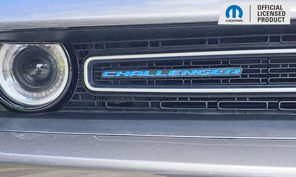 CHALLENGER Grille Emblem Overlay Decal - 2015-2023 Challenger