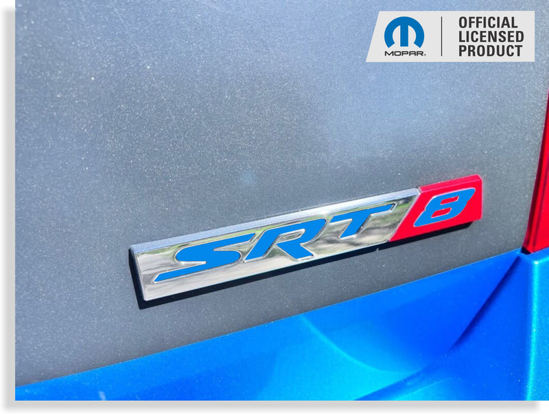 SRT8 Trunk Emblem Overlay Decal  - 2006-2013 Charger SRT8