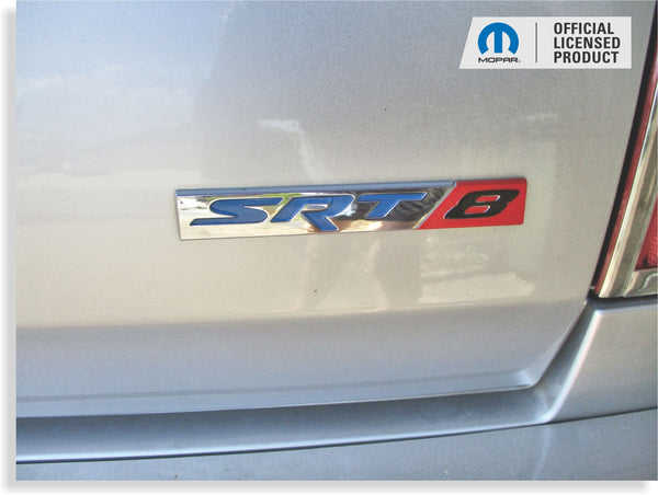 SRT8 Trunk Emblem Overlay Decal  - 2006-2008 Magnum SRT8