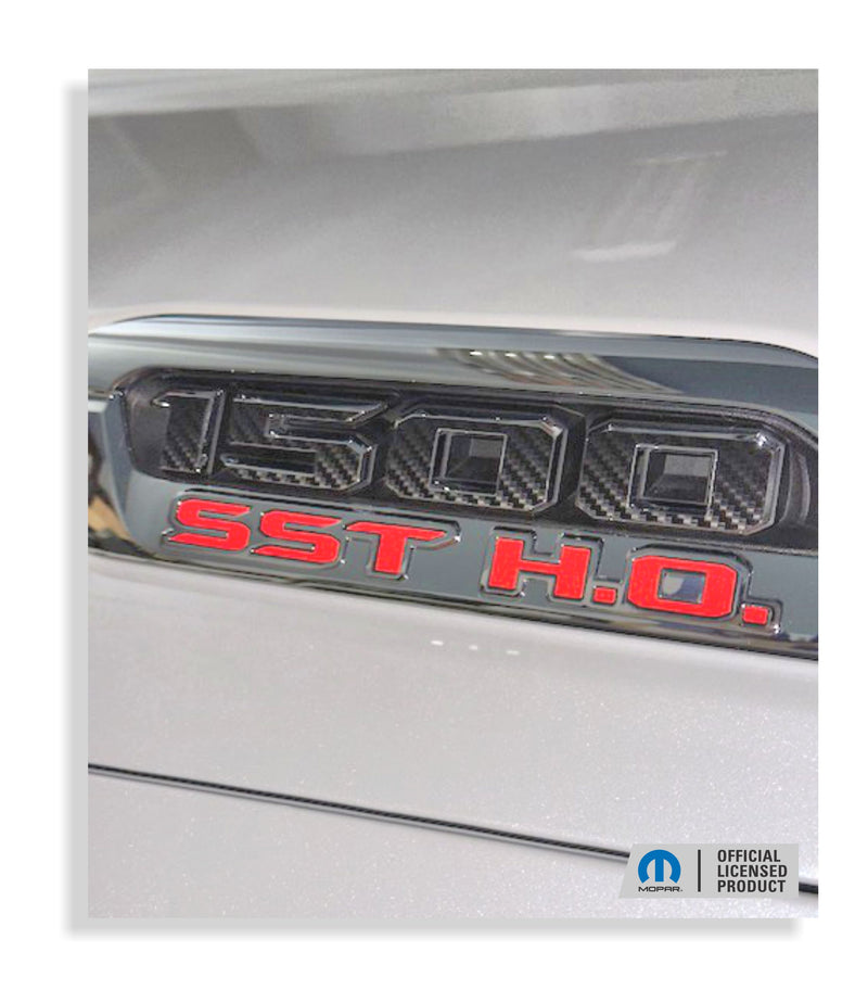 1500 SST H.O. Hood Emblem Overlay Decals - 2025 Ram 1500 High Output Hurricane