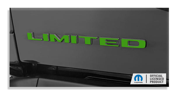 LIMITED Tailgate Emblem Overlay Decal - 2019-2024 Ram Limited 2500 3500