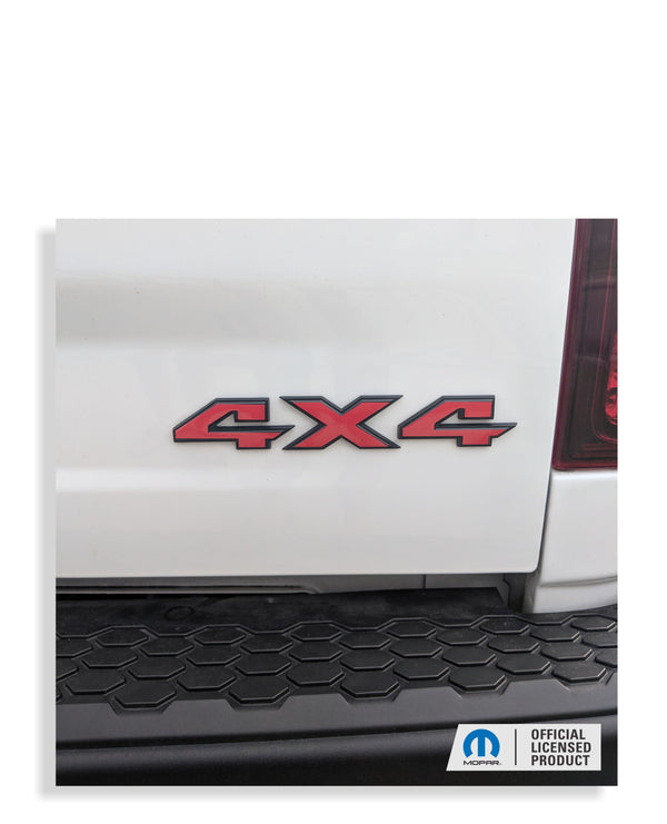 4x4 Emblem Overlay Decal for 2019-2024 Ram Classic