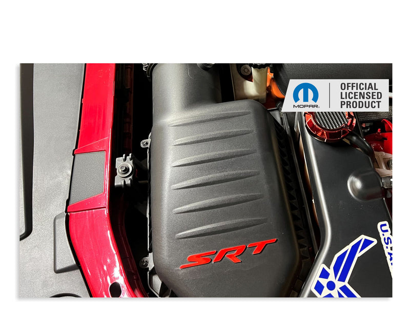 SRT  Airbox Lettering and Stripe Decals  - Challenger SRT Hellcat