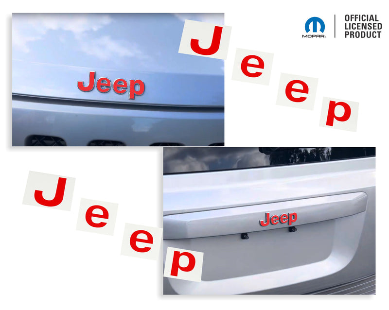 Jeep Emblem Overlay Decals   - 07-17 Jeep Patriot