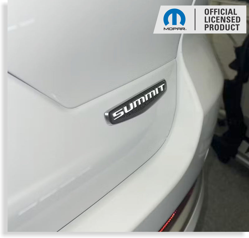 SUMMIT Emblem Overlay Decal - 2021-2024 Grand Cherokee L