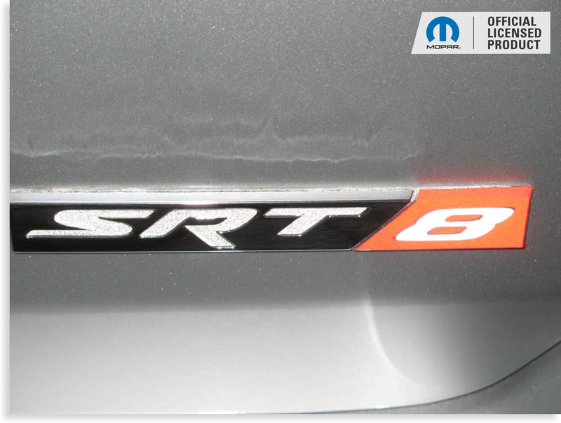 SRT8 Trunk Emblem Overlay Decal  - 05-10 300 C SRT8