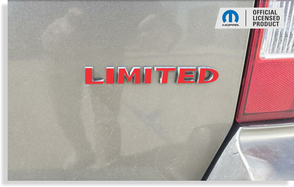 LIMITED Emblem Overlay Decal - 2007-2015 Jeep Compass