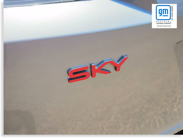 SKY Emblem Overlay Decal - 07-09 Saturn Sky