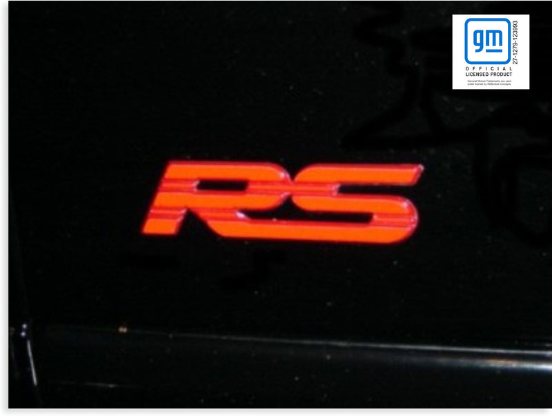 RS Badge Overlays (set of 3) - 93-02 Camaro RS