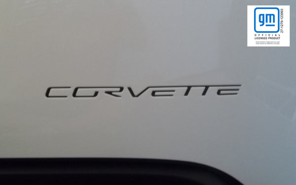 Rear Lettering Inlay Decal - C6 Corvette 05-13