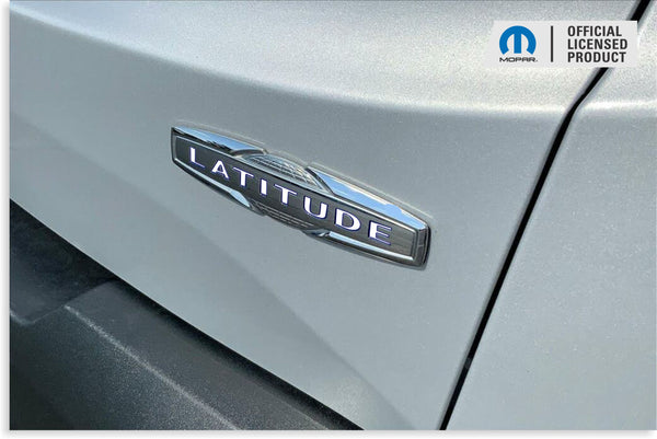 LATITUDE Emblem Inlay Decal - Jeep Renegade 15-22