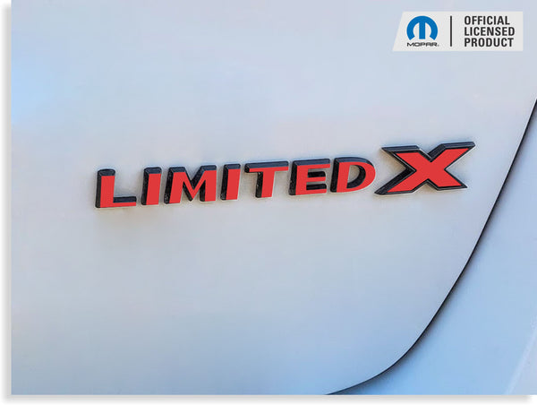 LIMITED X Emblem Overlay Decal - 19-21 Grand Cherokee Limited X