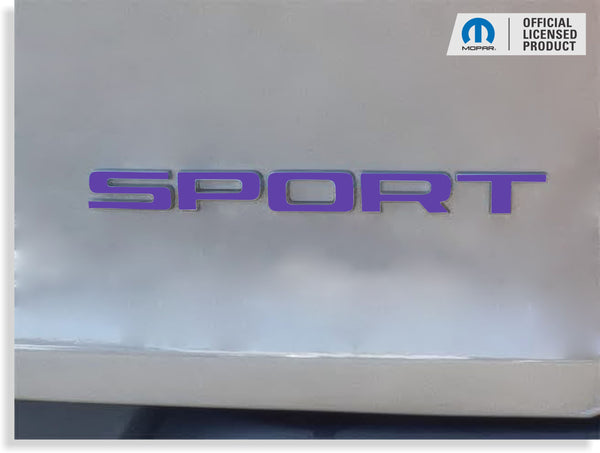 SPORT Emblem Overlay Decal   - 2014-2018 Cherokee