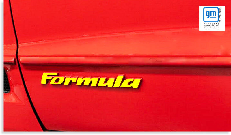 FORMULA Badge Overlay Decals - 98-02 Firebird Formula