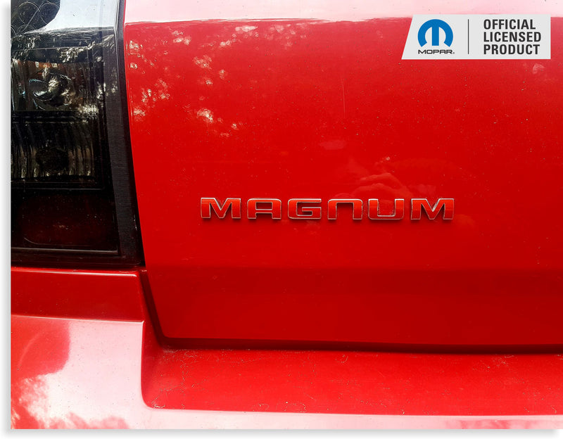 MAGNUM Lift Gate Emblem Overlay Decal  - 2005-2008 Magnum