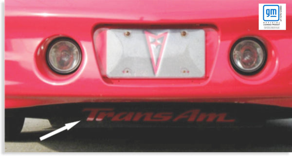 Air Deflector Decal - Trans Am