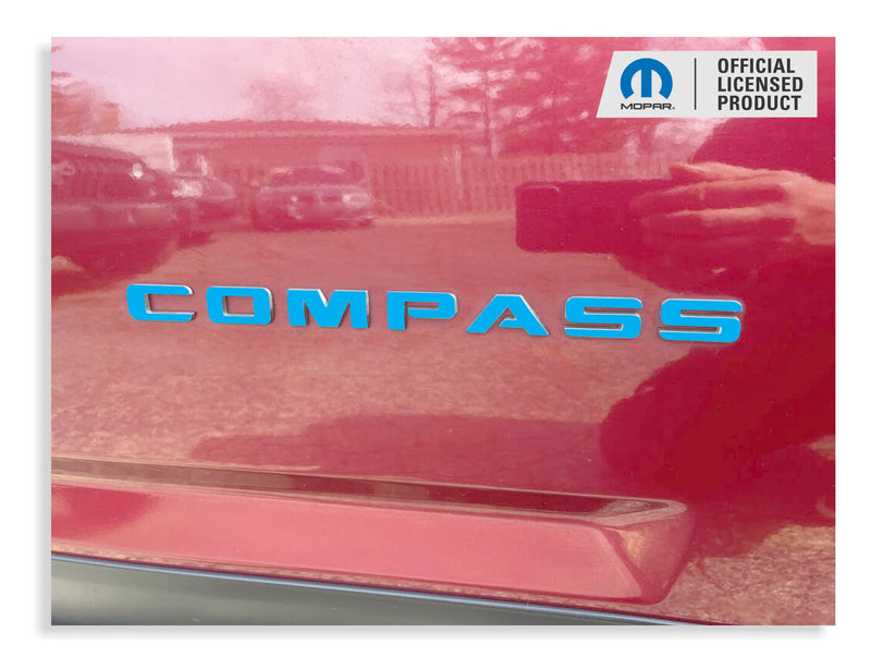 COMPASS Door Emblem Overlay Decals   - 2011-2017 Jeep Compass