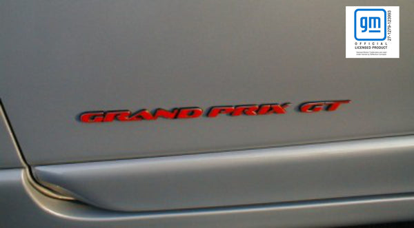 Door and Trunk Badge Overlays set of 3 - 97-03 Grand Prix GT