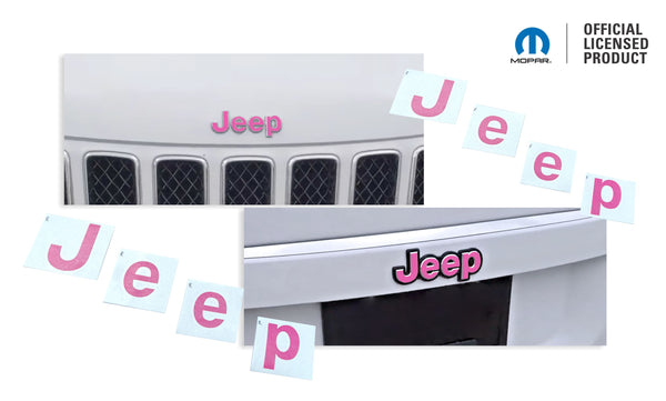 Jeep Emblem Overlay Decals   - Jeep Compass  MK 2014-2017