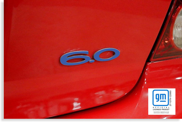 6.0 Emblem Overlay Decal - 05-06 GTO