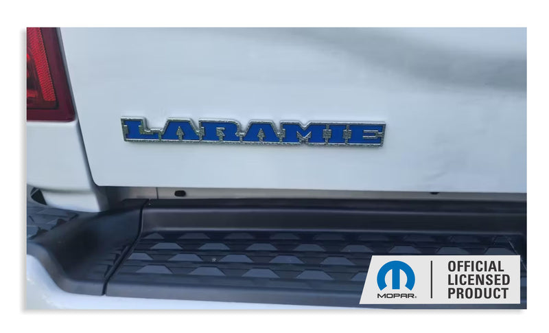 LARAMIE Tailgate Emblem Inlay Decal - 2019-2025 Ram Laramie 1500