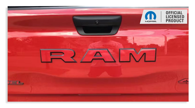 RAM Tailgate Emblem Overlay Decal   - 2023-2024 Ram 2500 Rebel