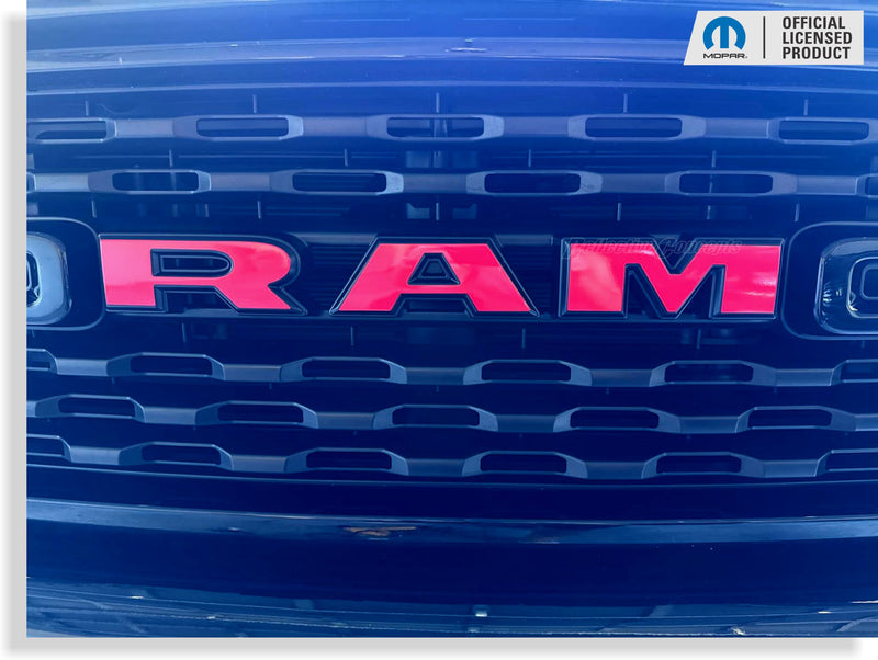 RAM Grille Emblem Overlay Decal   - 2019-2024 Ram 2500 3500