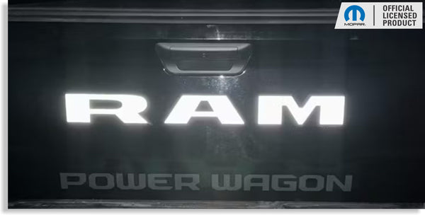 RAM Tailgate Emblem Overlay Decal   - 2019-2024 Ram 2500 Power Wagon