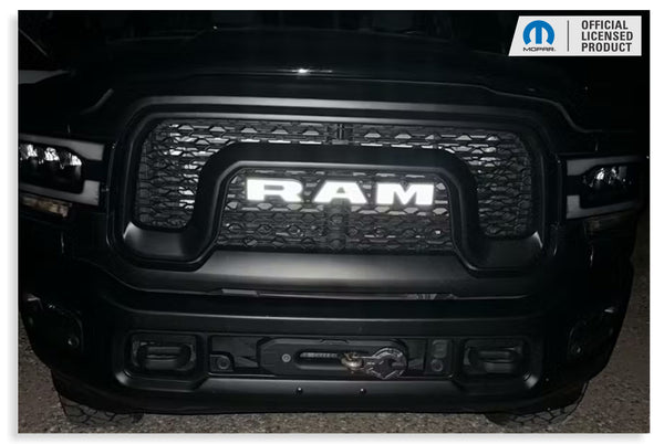 RAM Grille Emblem Overlay Decal   - 2019-2024 Ram 2500 Power Wagon