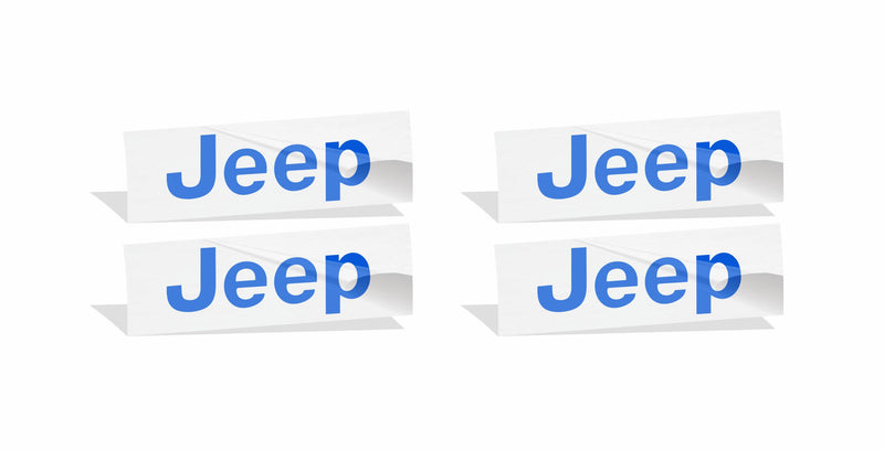 JEEP Center Cap Overlay Decals for Wrangler JL