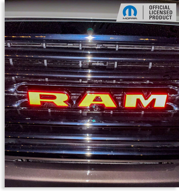 RAM Grille Emblem Overlay Decal   - 2019-2024 Ram 2500 3500