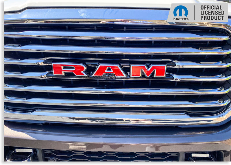 RAM Grille Emblem Overlay Decal   - 2019-2024 Ram 2500 3500