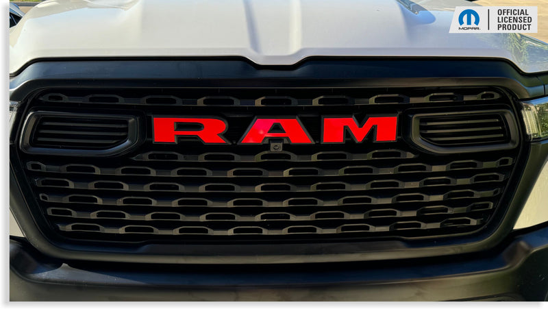 RAM Grille Emblem Overlay Decal   - 2025 Ram 1500