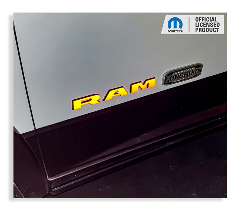 RAM Door Emblem Overlay Decals   - 2019-2024 Ram 2500, 3500