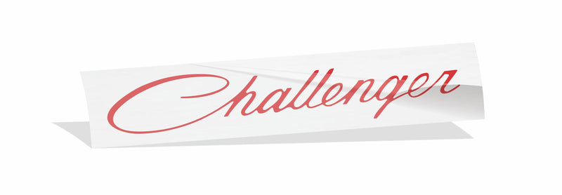 Challenger Script Emblem Overlay Decals