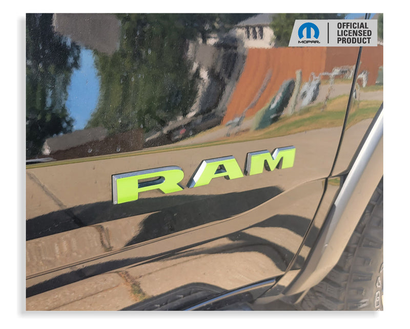 RAM Door Emblem Overlay Decals   - 2019-2024 Ram 2500, 3500