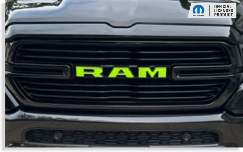 RAM Grille Emblem Overlay Decal   - 2019-2024 Ram 1500